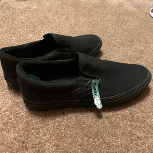 Men’s vans comfycush slip on black